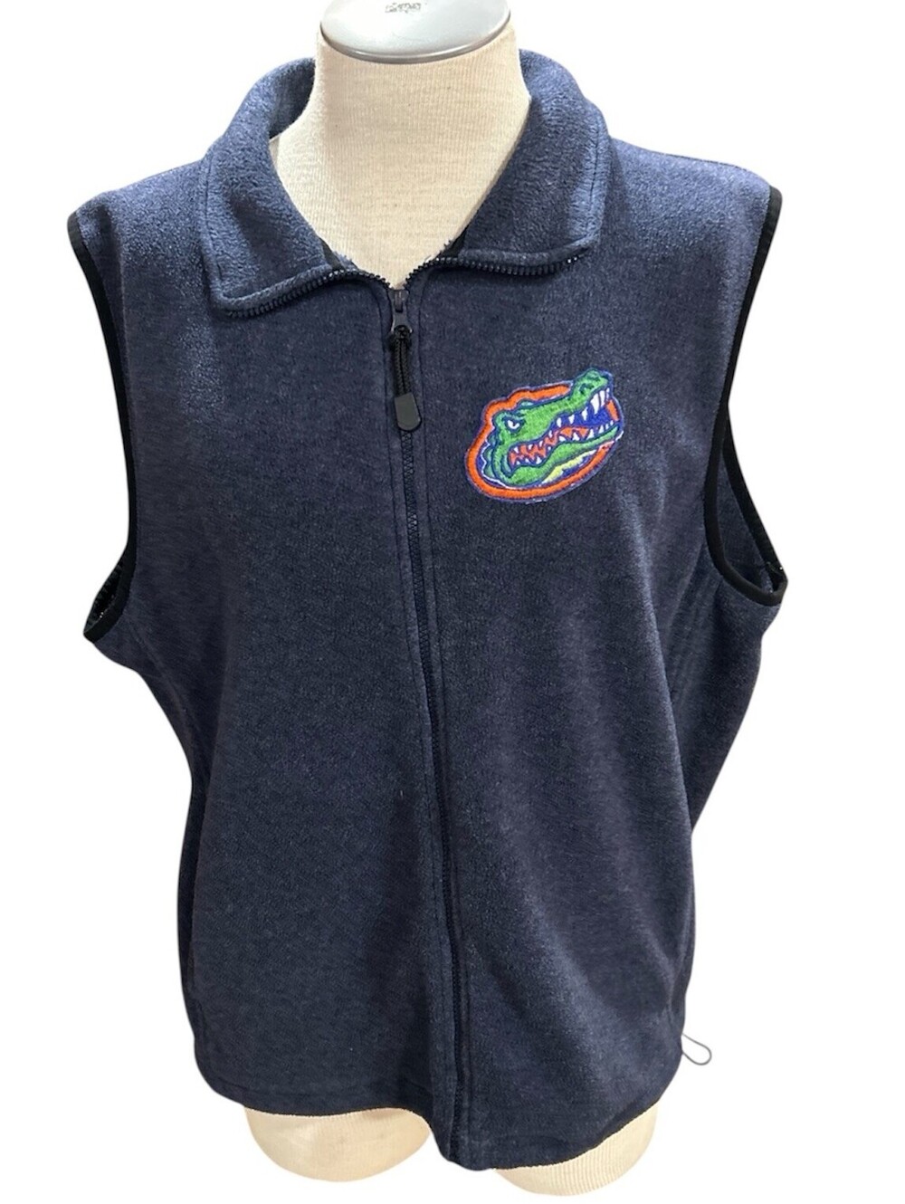 C&B Sport Croft & Barrow Fleece Vest L Mens Florida Gators Football Navy